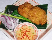 Fried minced fish