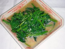 Stir-fried water spinach