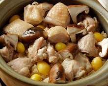 Donabe Gohan (rice in an earthen pot)