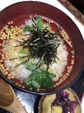 Ochazuke(rice with tea)