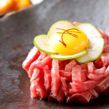 Wagyu beef steak tartare