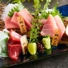 Assorted Pacific bluefin tuna, 3 kinds