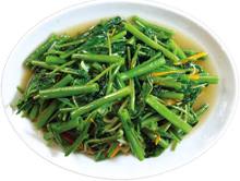 Stir-fried water spinach