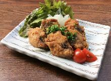 Marinated deep-fried tuna