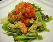 Shrimp and avocado salad