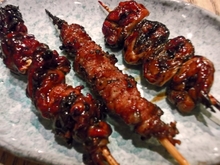 Grilled fish skewer