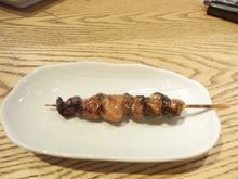 Grilled fish skewer