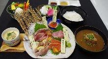 Sashimi meal set