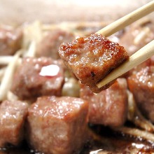 Diced steak