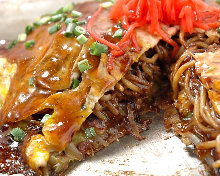 Hiroshima-style okonomiyaki