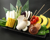 Assorted grilled fresh vegetables