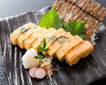 Japanese-style rolled omelet