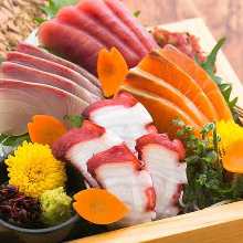 Assorted sashimi, 7 kinds