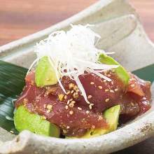 Tuna and avocado salad