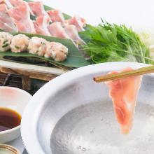 Chicken shabu-shabu