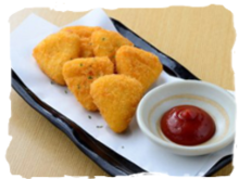 Fried camembert cheese