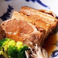 Simmered pork belly