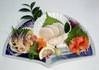 Assorted shellfish sashimi