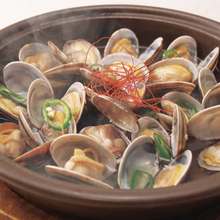 Manila clams steamed with sake