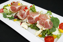 Raw ham salad