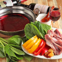 Red wine hotpot