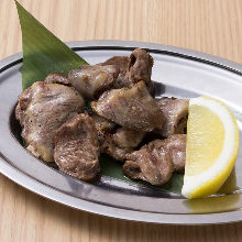 Grilled hatsu (hearts of chicken)