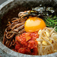 Stone grilled bibimbap