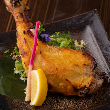 Grilled chicken with saikyo miso