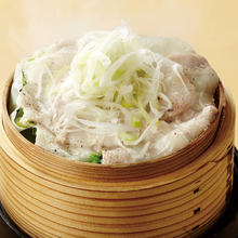 Steamed pork, pork shabu-shabu