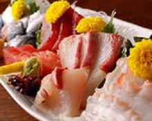 Assorted sashimi