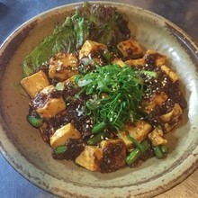 Spicy tofu and ground meat