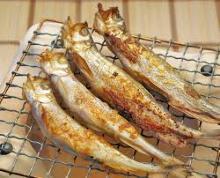 Seared shishamo smelt