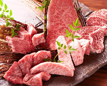 Assorted Wagyu beef