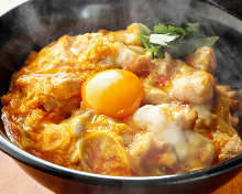 "Oyako" chicken and egg rice bowl