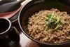 Rice bowl of minced chicken meat