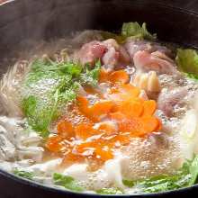 Shamo chicken hotpot