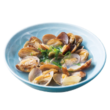 Manila clams steamed with sake