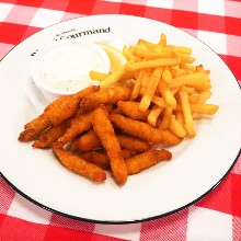 Deep-fried whitefish