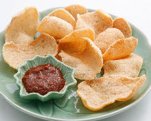 Shrimp rice crackers