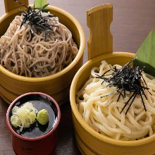 Chilled buckwheat noodles without broth