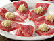 Lean lamb with long white onion Lean lamb with long white onion