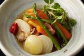 Warm vegetable salad