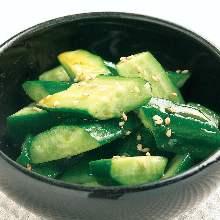 Smashed cucumber salad