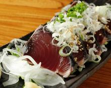 Seared skipjack tuna