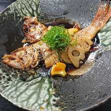 Stewed kichiji rockfish