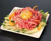 Wagyu beef steak tartare