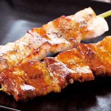 Pork rib skewer