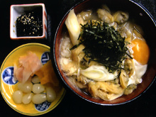 "Fukagawa" miso soup and clam rice bowl