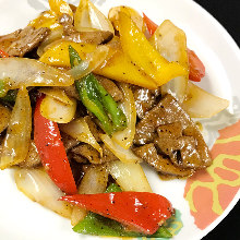 Stir-fried Liver with Black Pepper