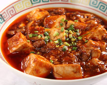 Szechuan-style mapo tofu